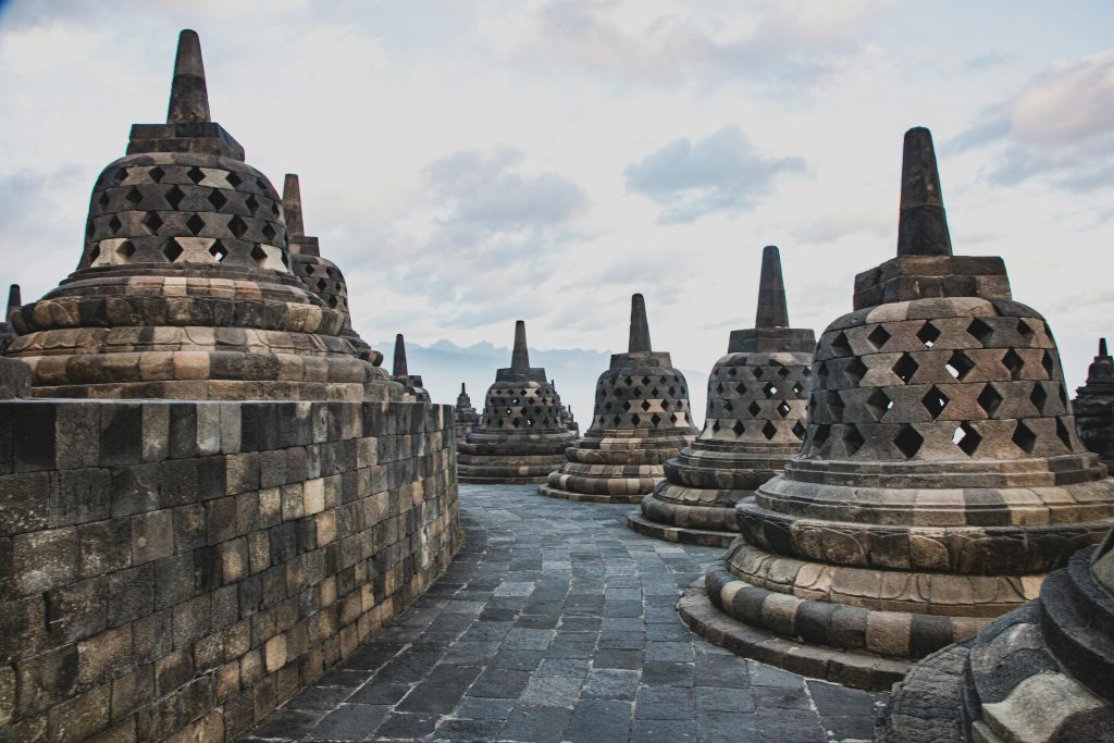 Borobudur stupas