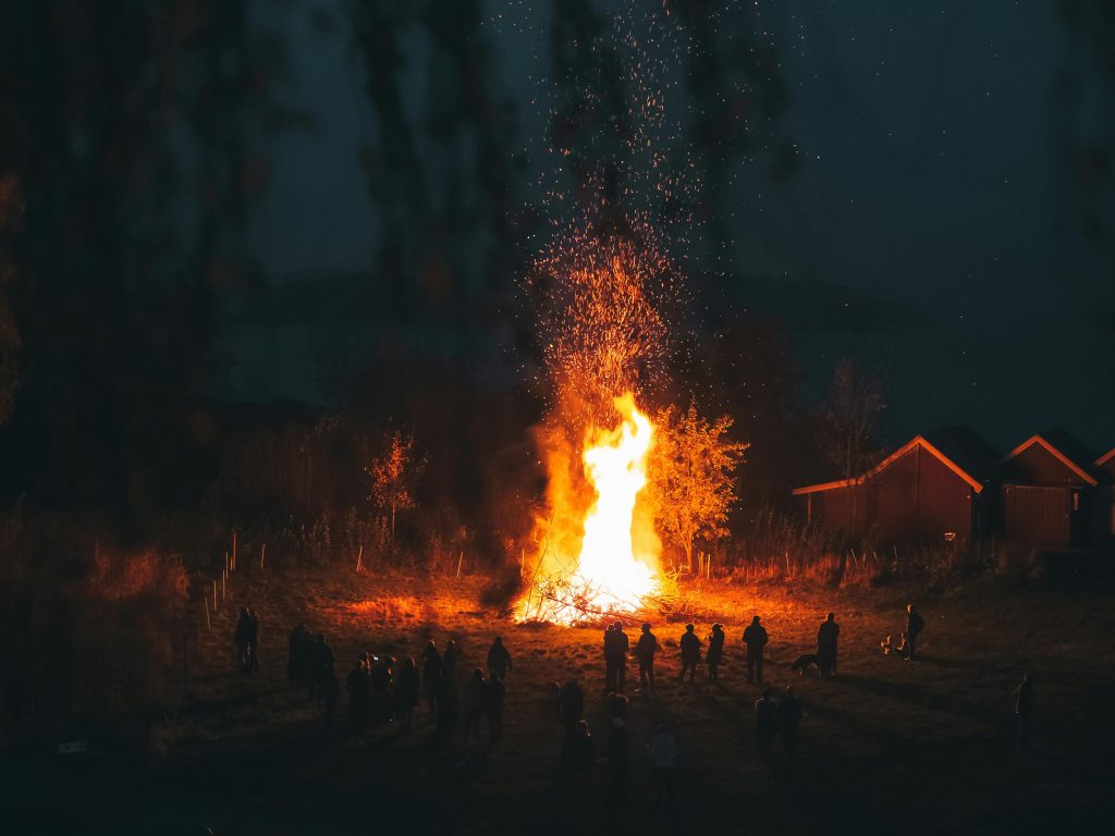 Samhain bonfire